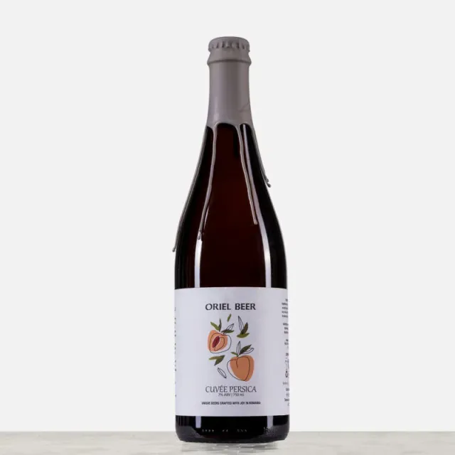 Oriel Beer Cuvée Persica wild blond bier 750 ml perzik