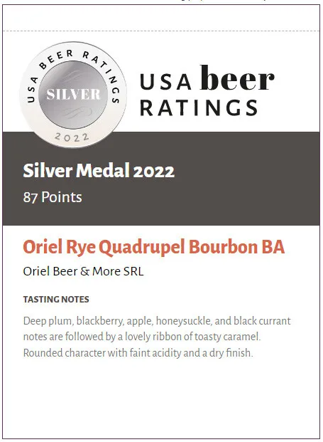 Oriel Rye Quadrupel Bourbon BA Quadrupel roggemout