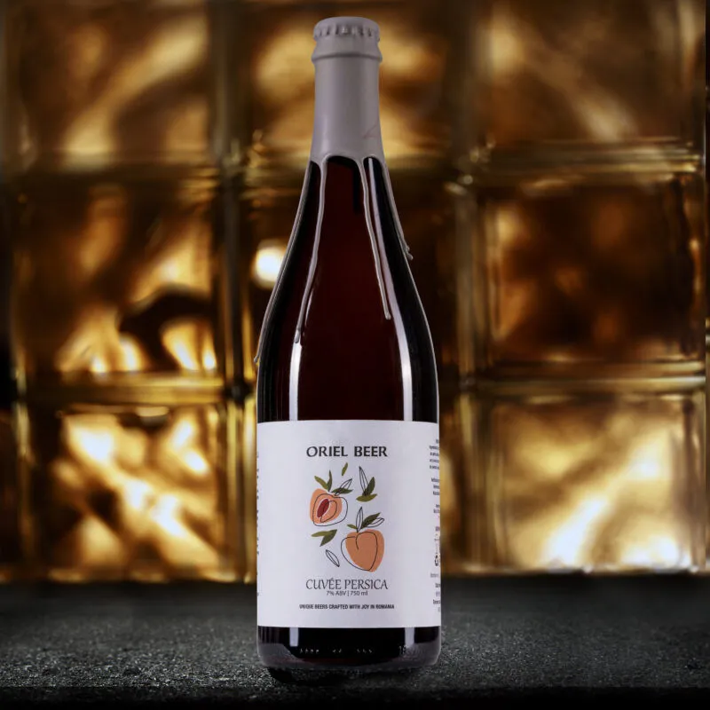 Oriel Beer Cuvée Persica wild blond bier 750 ml perzik