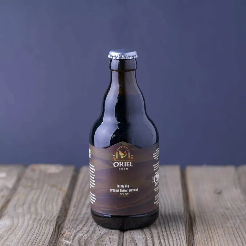 Oriel Oh My My Peanut Butter stout bier pindakaas