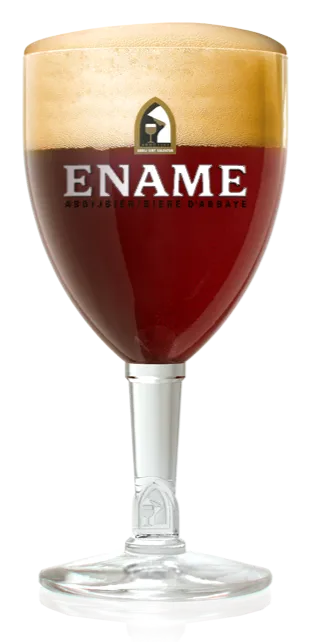 Brouwerij Roman Ename bierglas 33cl 6 stuks gegraveerd