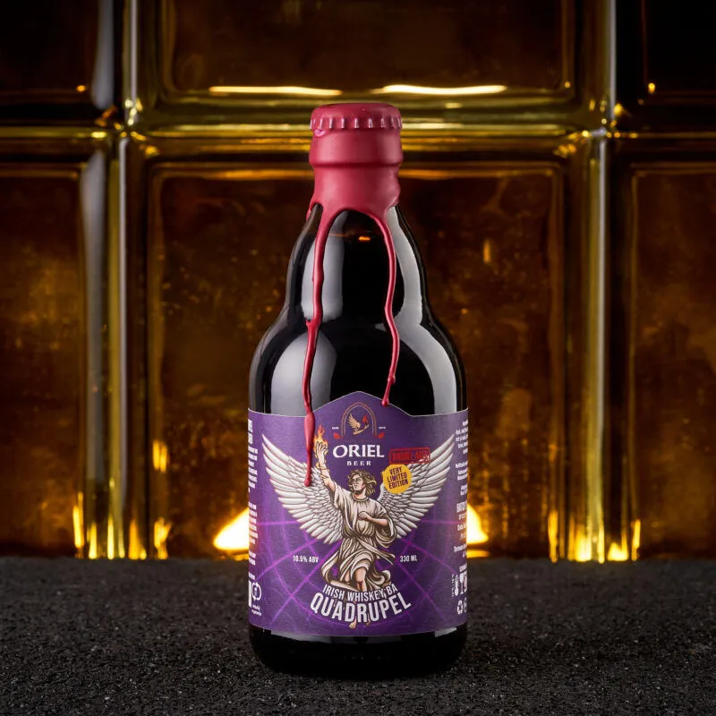 Oriel Beer Quadrupel Irish Whiskey BA speciaalbier vat