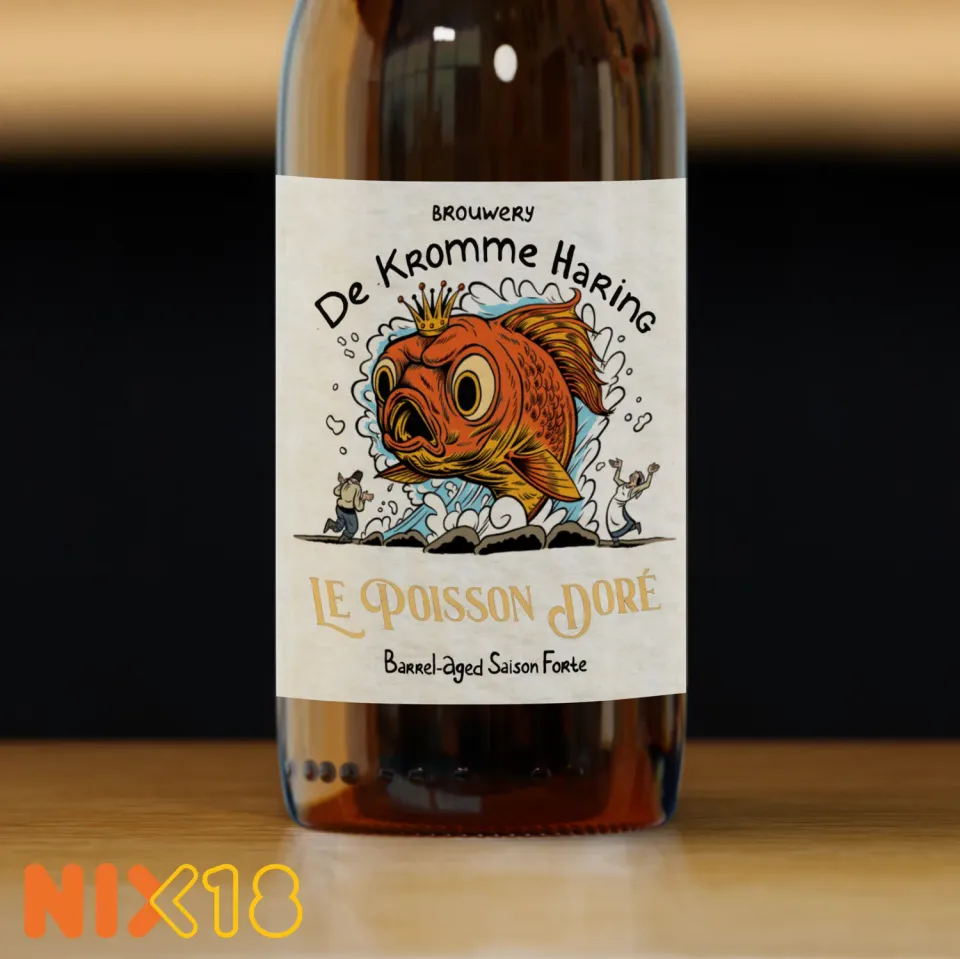 Brouwerij De Kromme Haring Le Poisson Doré bier barrel aged