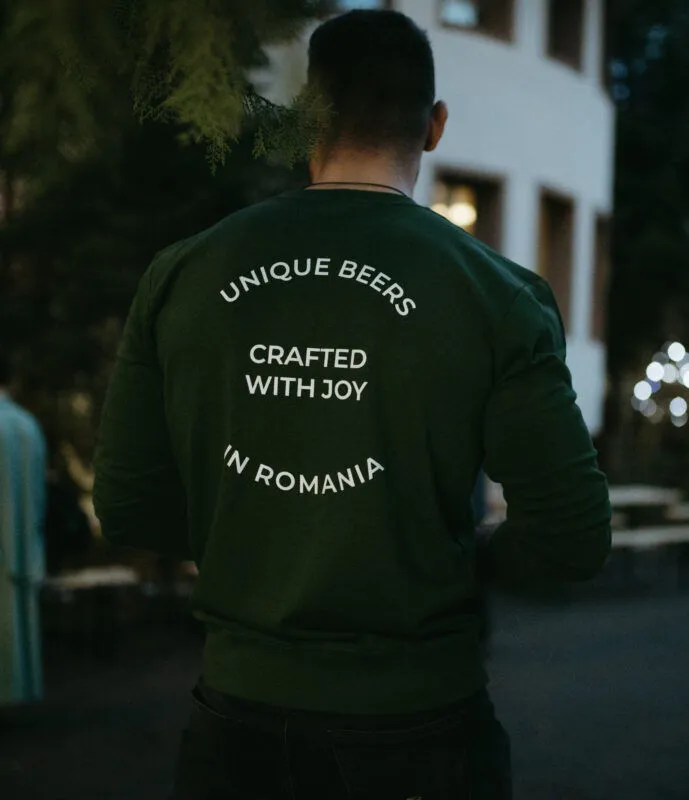 Oriel Beer Sweatshirt Trui Zwart Katoen Unisex